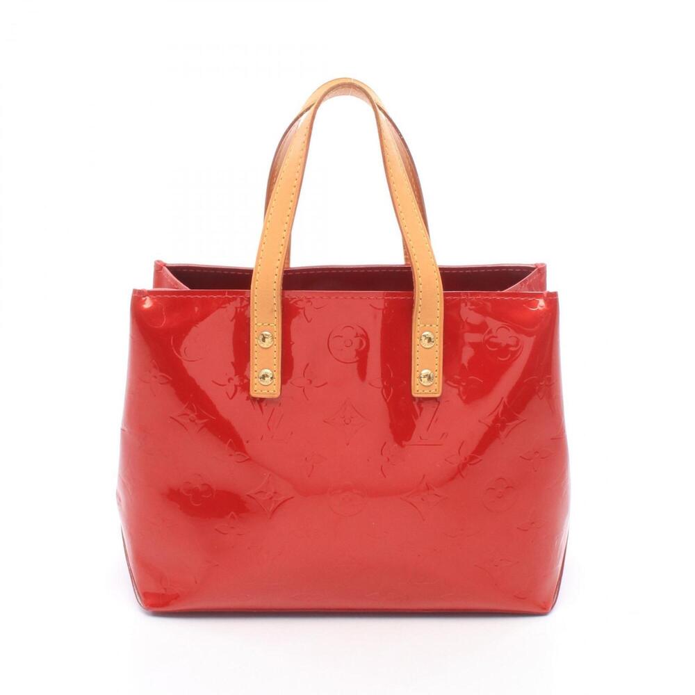 Louis Vuitton LOUIS VUITTON Lead PM Monogram Vernis Pomme d'Amour Handbag Lea...